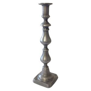 Colonial Casting Pewter Candlestick SINGLE Meriden CT Vintage Farmhouse Rustic.